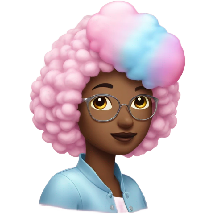 Cotton candy lesbians  emoji