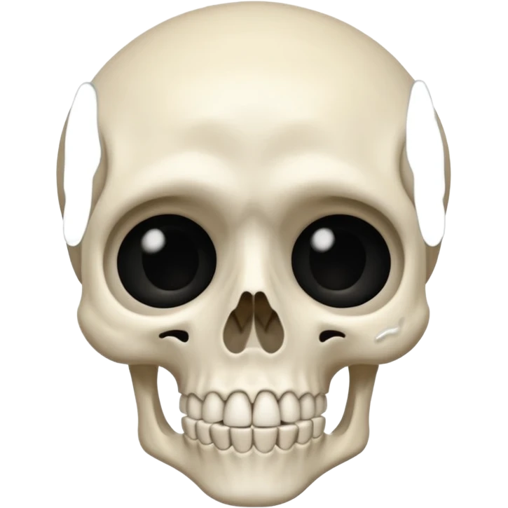 Squelette qui pleure emoji