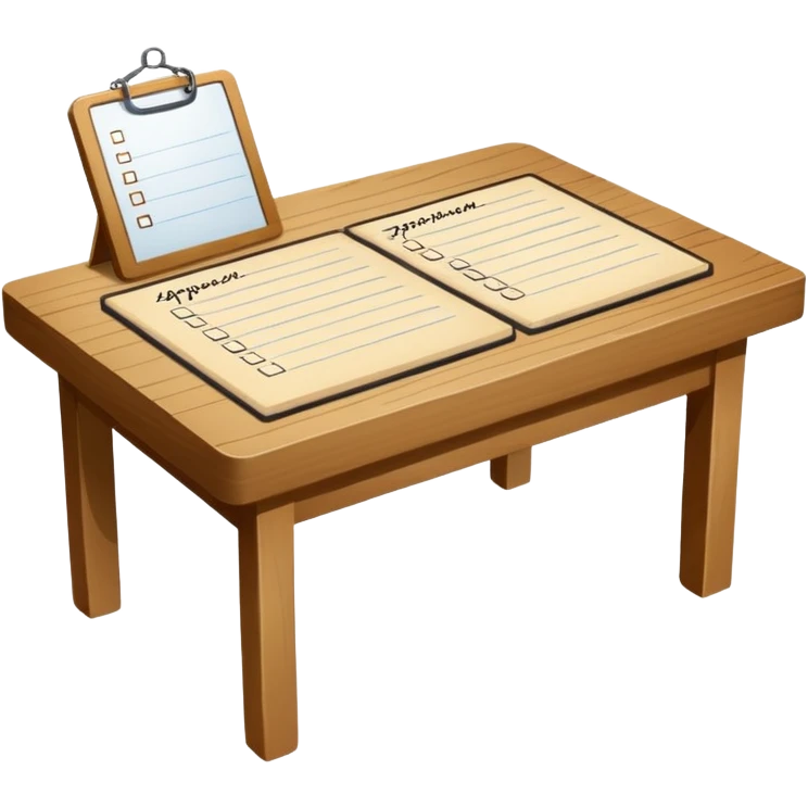 جدول مواعيد emoji