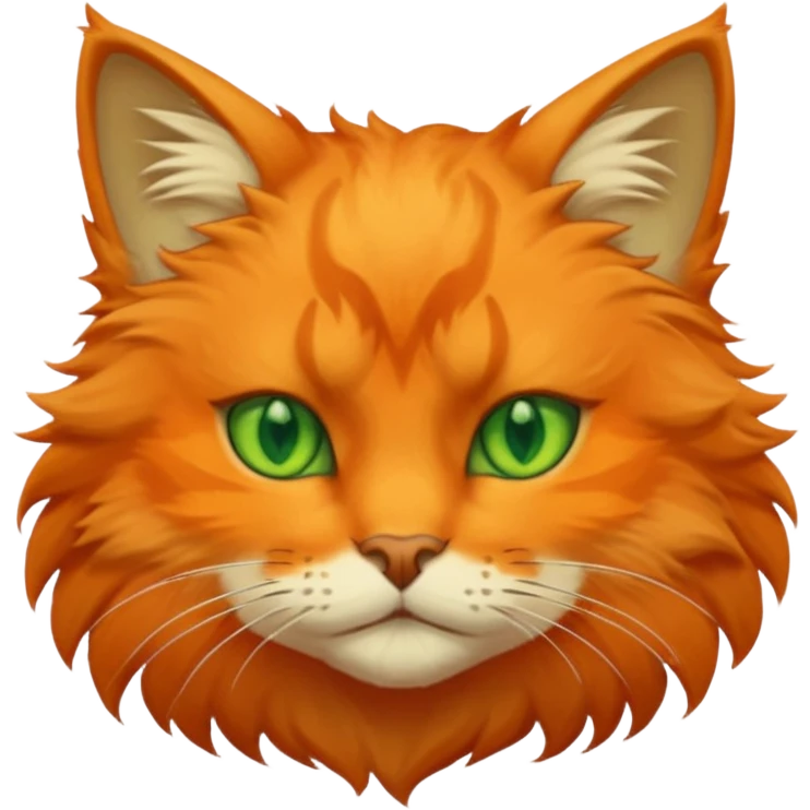 warrior cat face only emoji