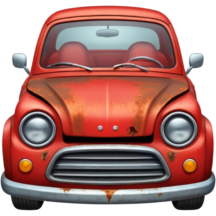 a angry car emoji