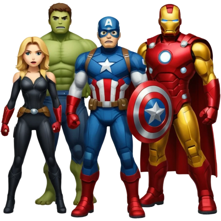 Avengers lineup emoji