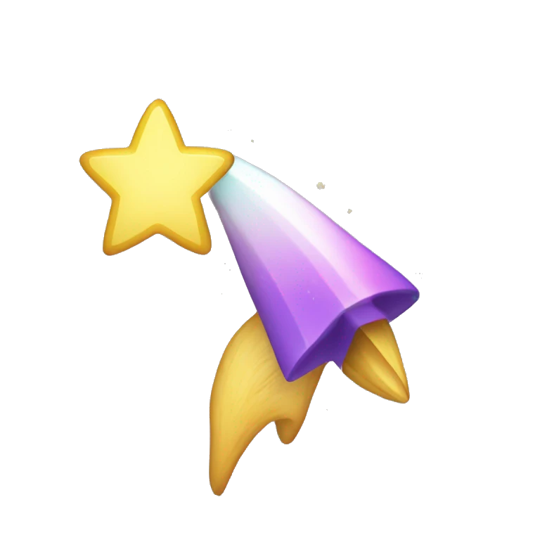 shooting star emoji