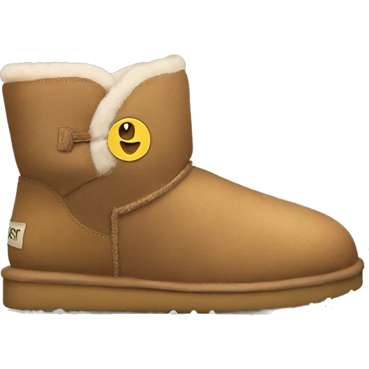 light brown low Uggs  emoji