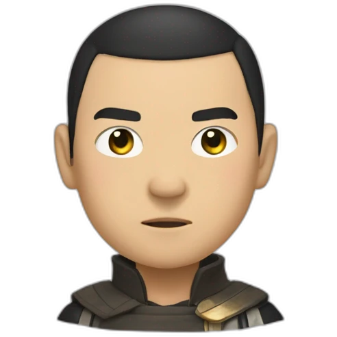 blind Chirrut Îmwe with starbow emoji
