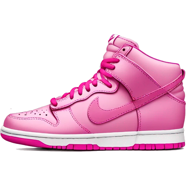 Pink Nike dunks emoji