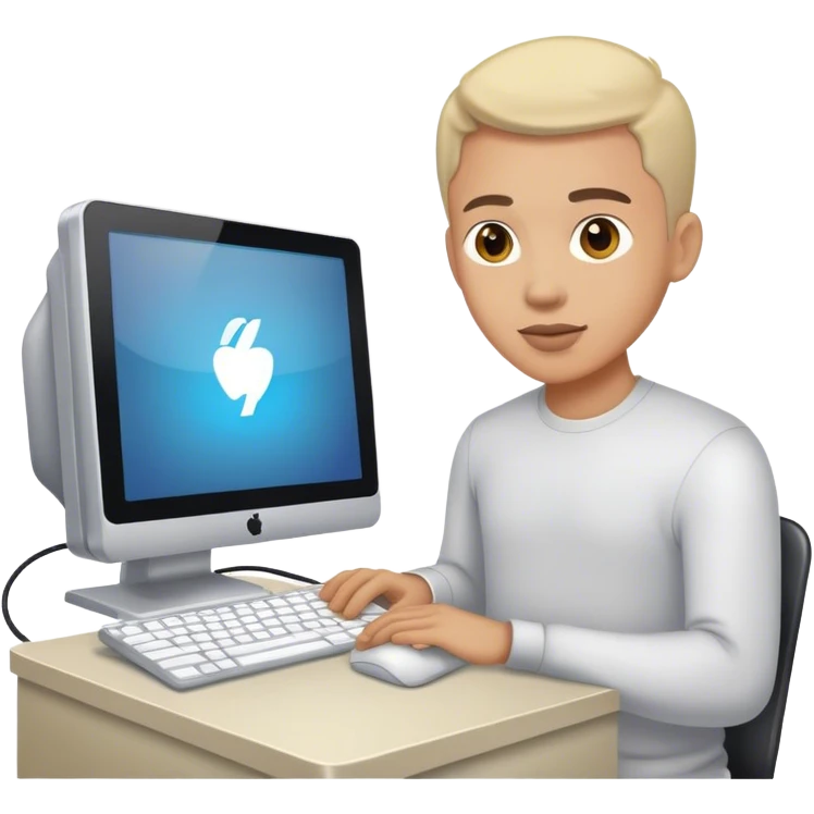 MEN WITH COMPUTER emoji