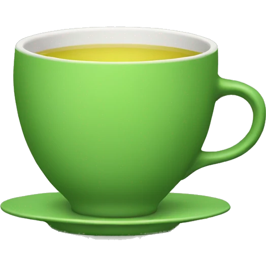 green tea cup emoji