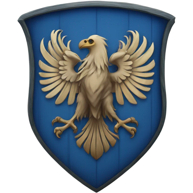 The ravenclaw house crest  emoji