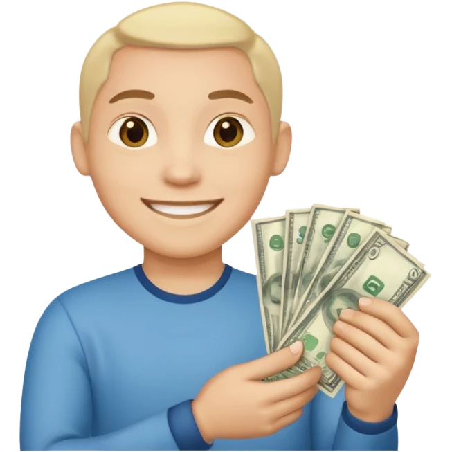 One of people’s goals is to have money emoji