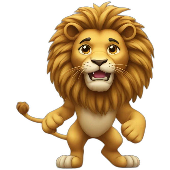 Lion qui twerk emoji