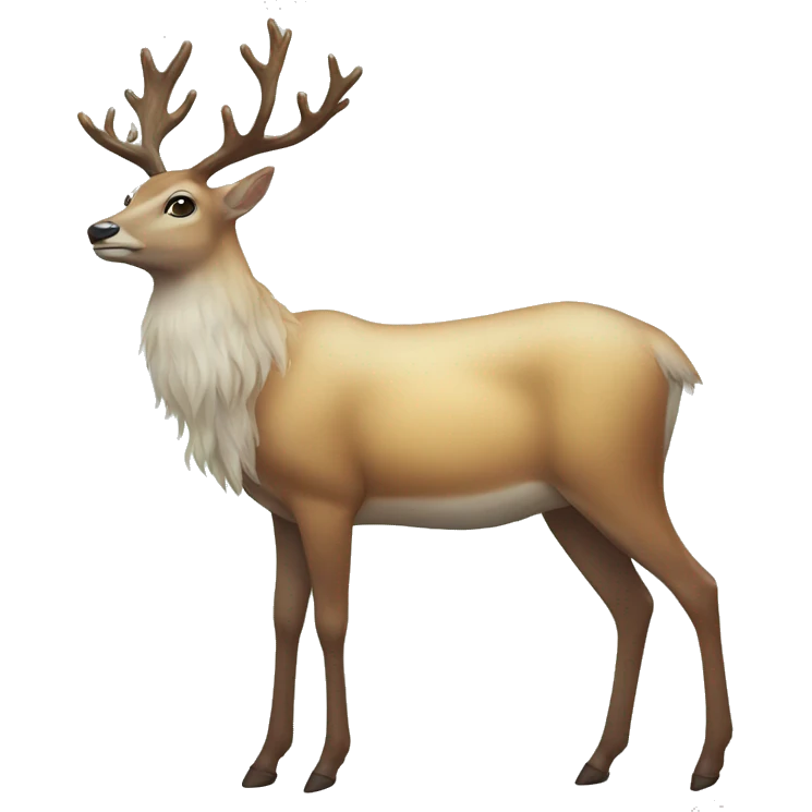 Mystical deer emoji