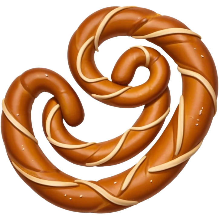 cute pretzel emoji