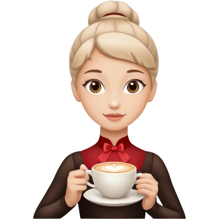 Make I move your ballerina cappuccino emoji