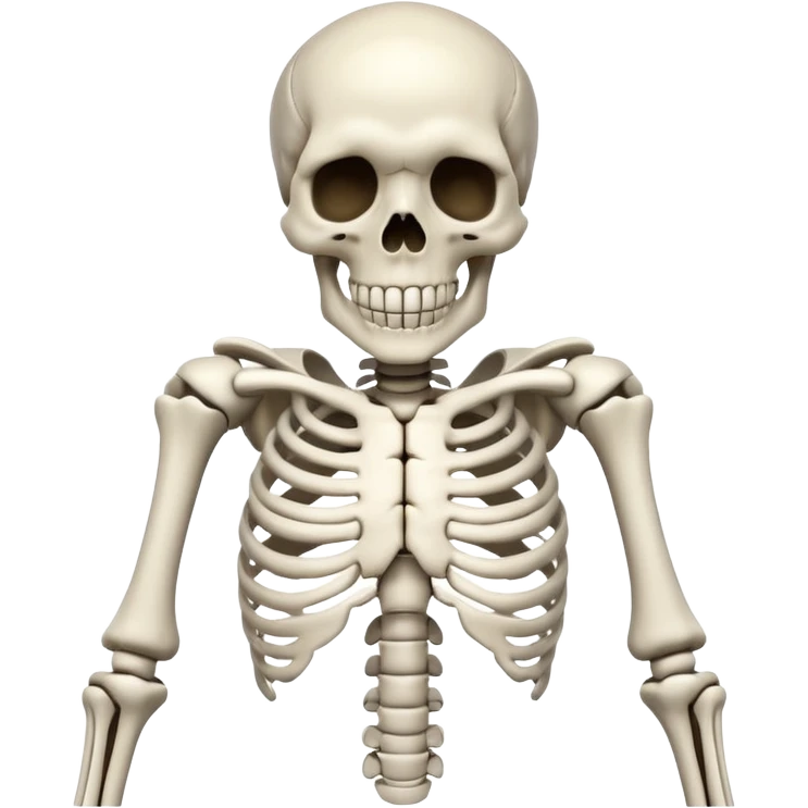 اسکلتی که داره می خنده emoji