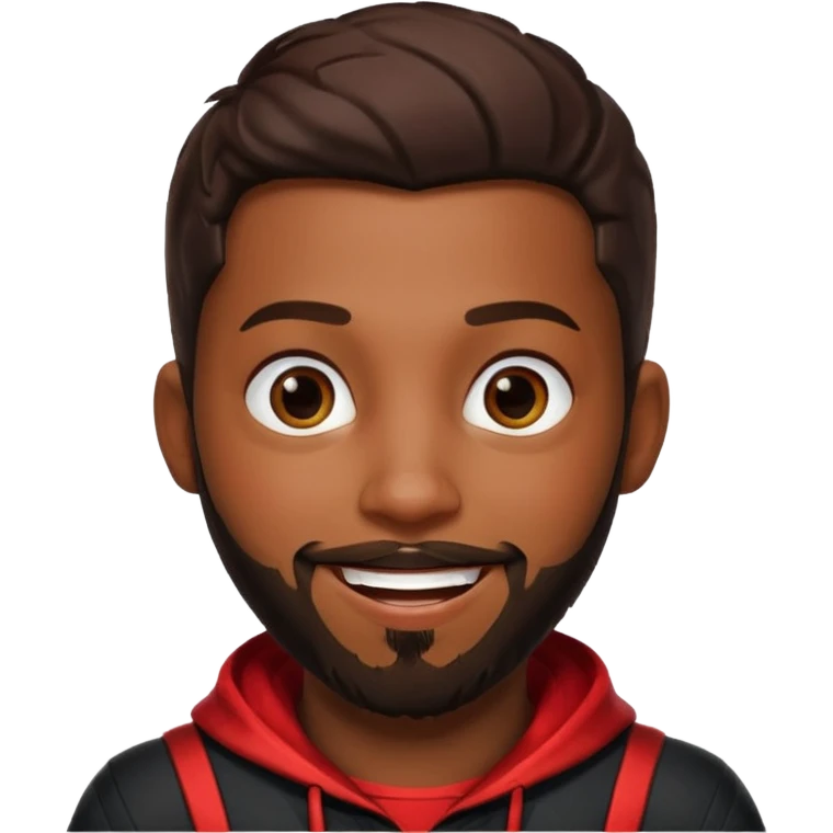 Miles Morales with beard emoji