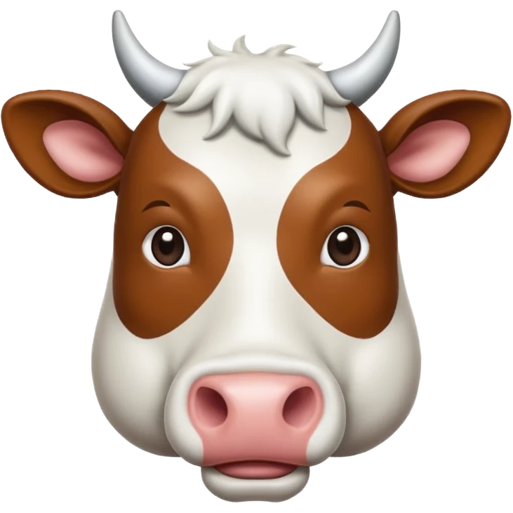 Une vache qui lève l’index emoji