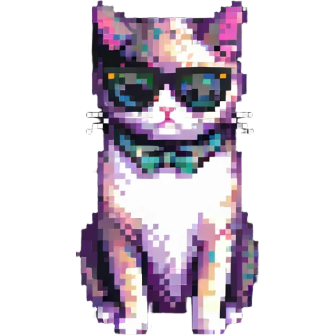 Cat wearing sunglasses emoji