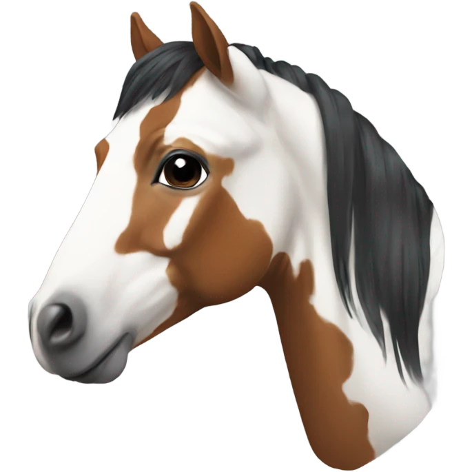 Pinto horse emoji
