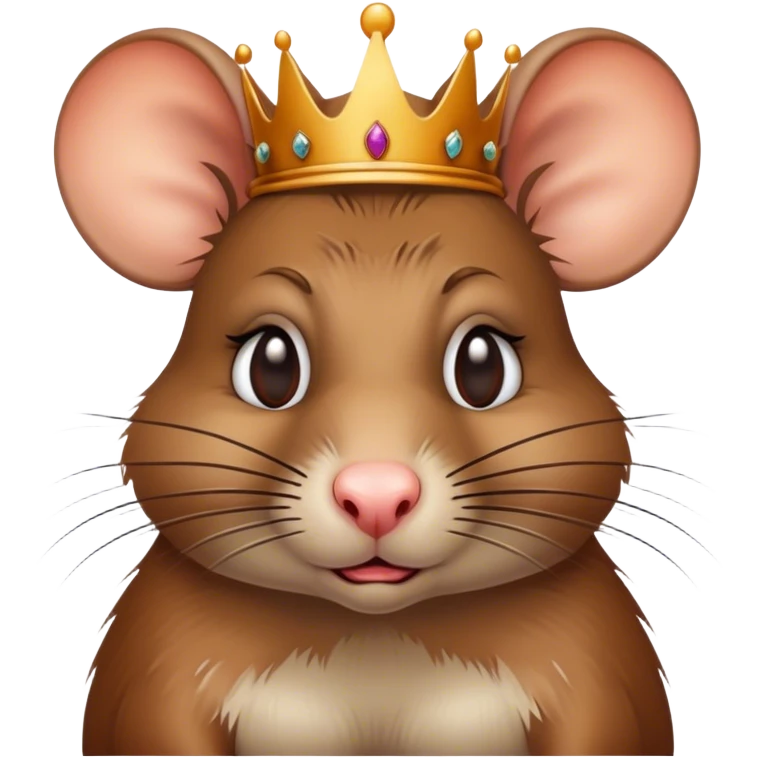 Queen rat having a bad day emoji
