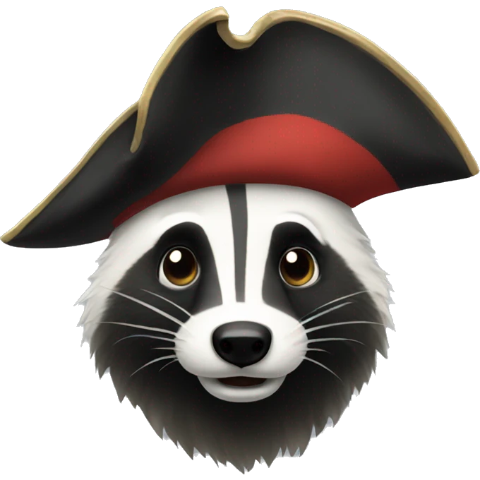 pirate badger emoji