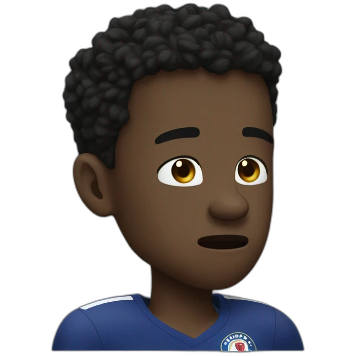 Dembele crying emoji