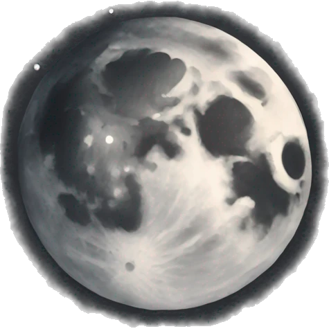 Moon tattoo emoji
