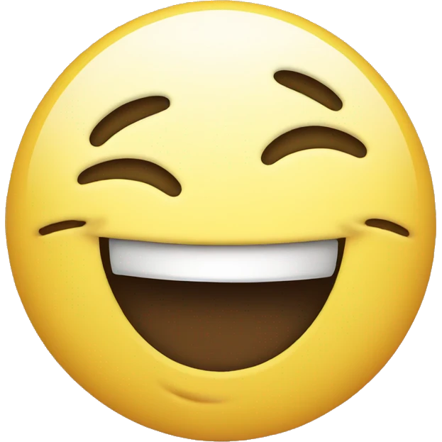 Cute smiley face emoji