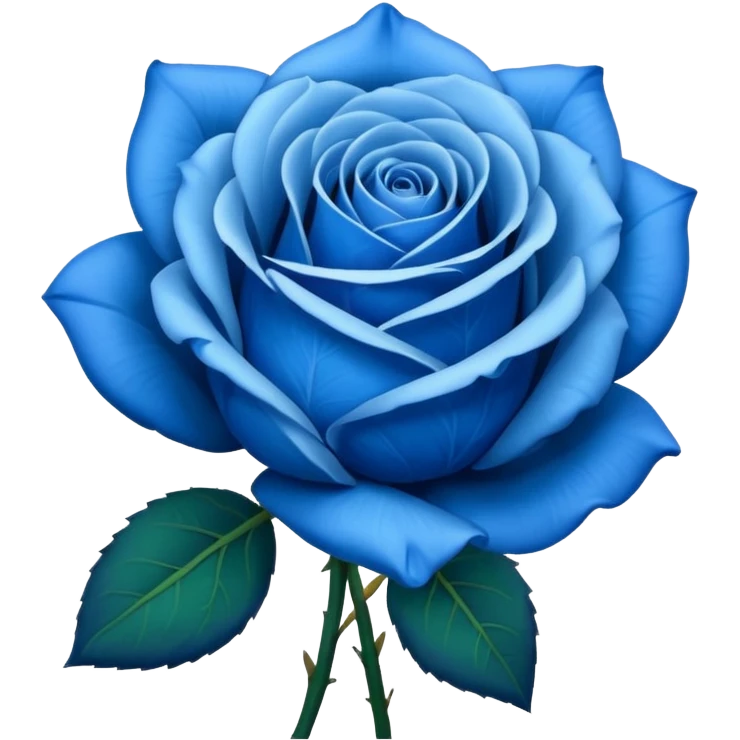 Rosa azul  emoji