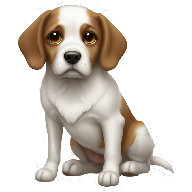 Angel dog San Bernardo emoji