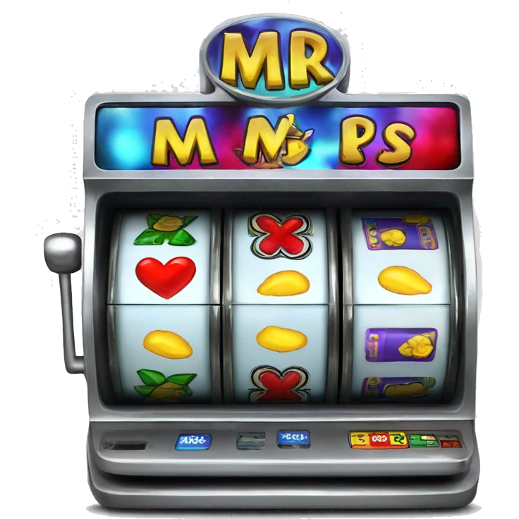 Slot machine labeled "Mr mrs slots" emoji