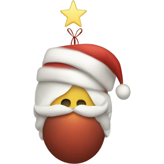 minimalistic christmas emoji