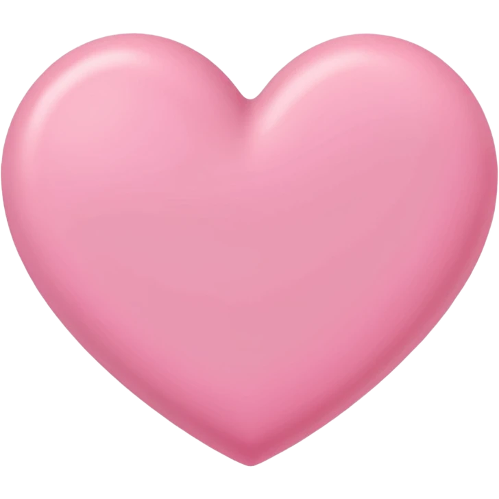Pink line hand drawn Heart emoji