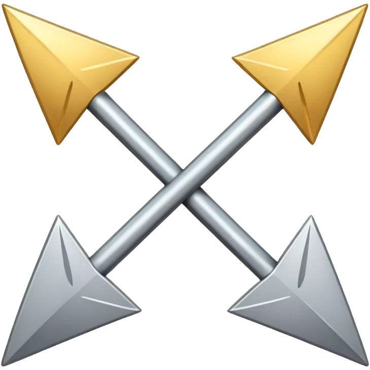 opposite arrows, one left and one right, minimal emoji
