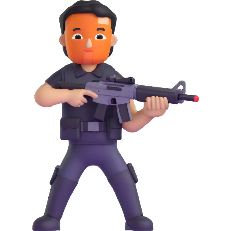 shooter character emoji