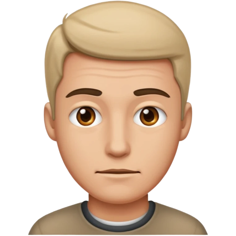 Cara de hombre  emoji