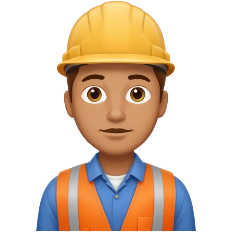 man character in work clothes emoji