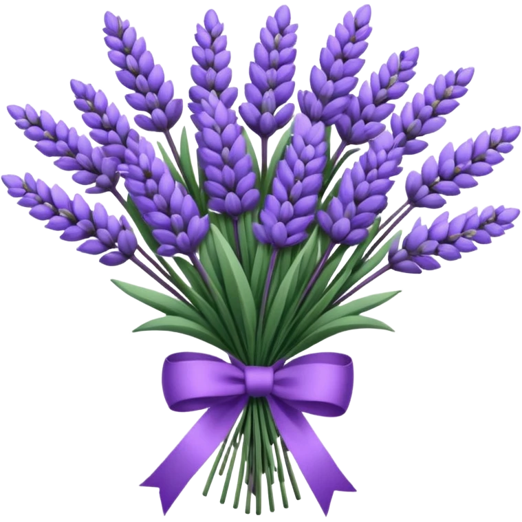 Flower Bouquets, Lavenders
 emoji