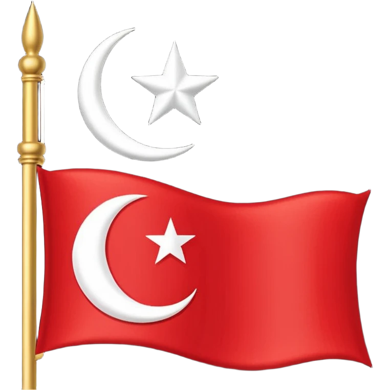 Osmanlı bayrağı  emoji