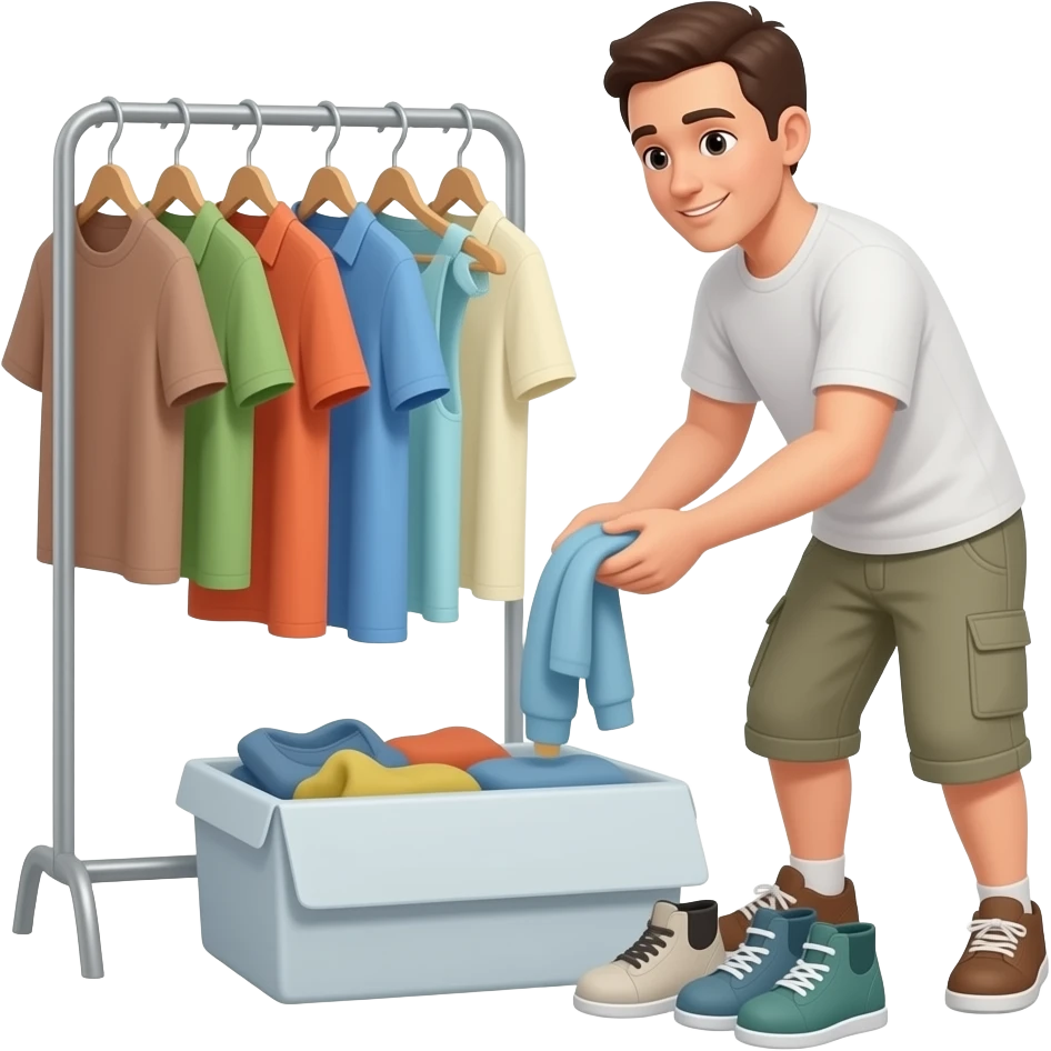 putting clothes away emoji