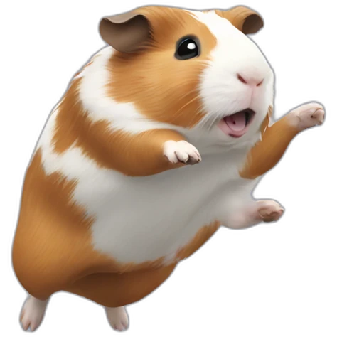 Guinea pig jumping emoji