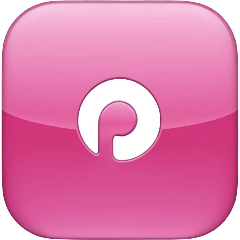 pink pintrest p logo emoji