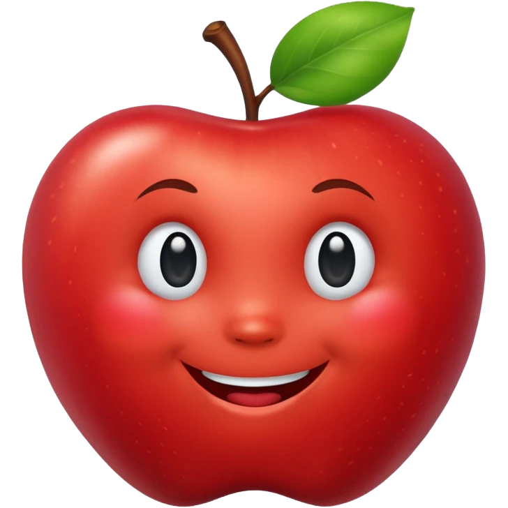 smile apple style emoji