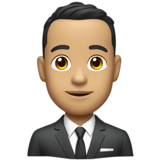 Ronaldo in a Suit emoji