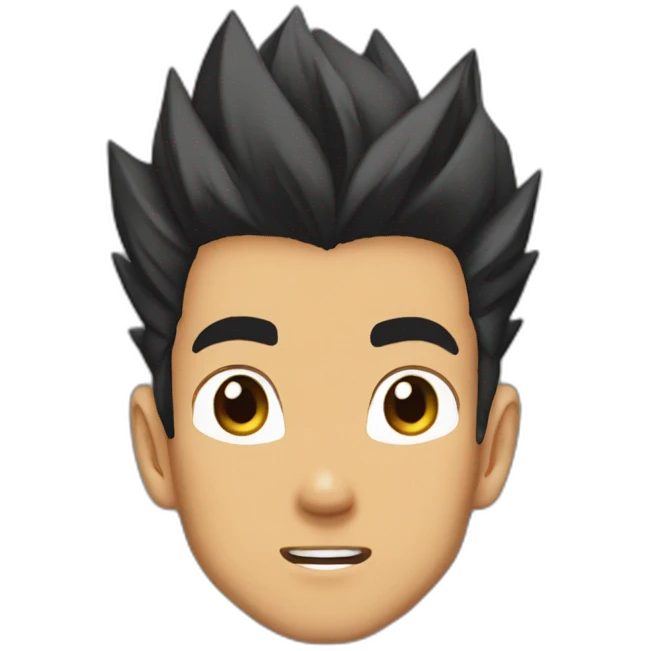 Brown skin Teen gohan super sayain 2 emoji