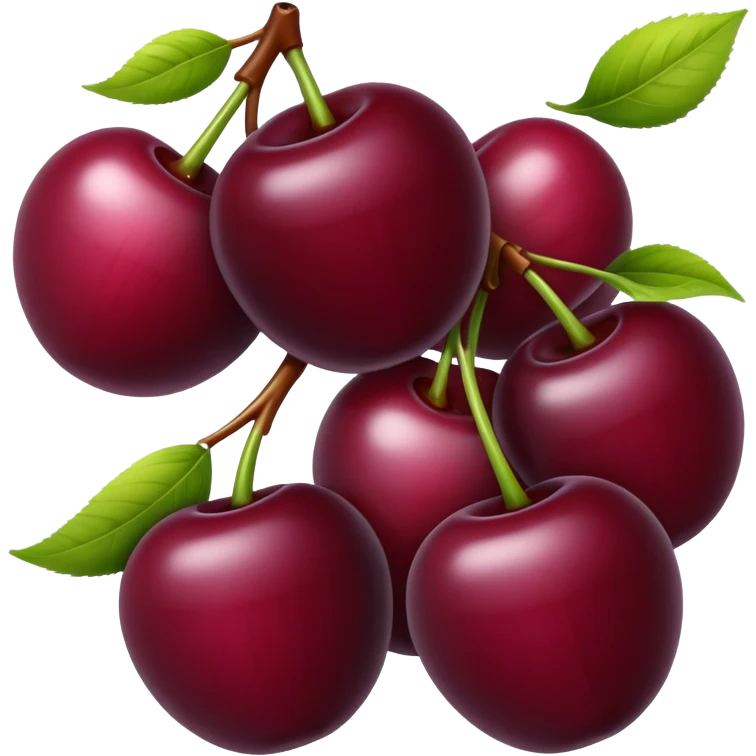 Black cherry emoji