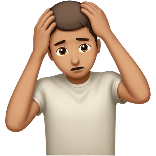The person who beat his head to wall emoji