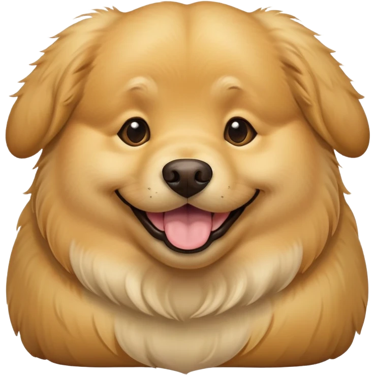 Fat dog emoji
