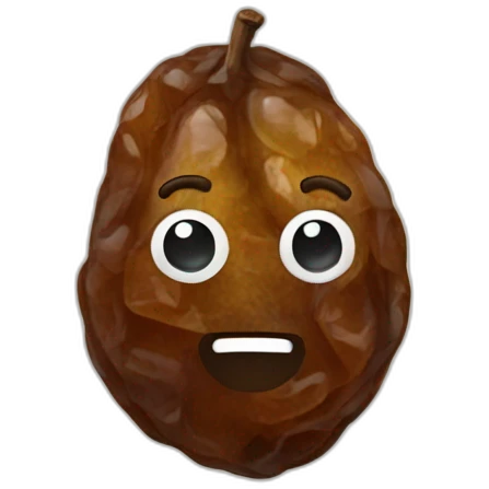 dried raisin emoji