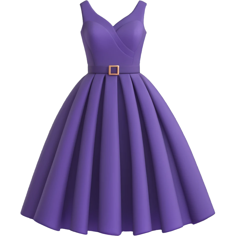 elegant dress emoji